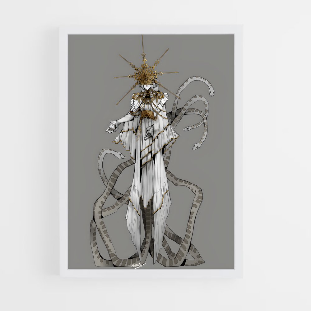 Poster Serpent de l'Âme – affiche Dark souls (vue 3)
